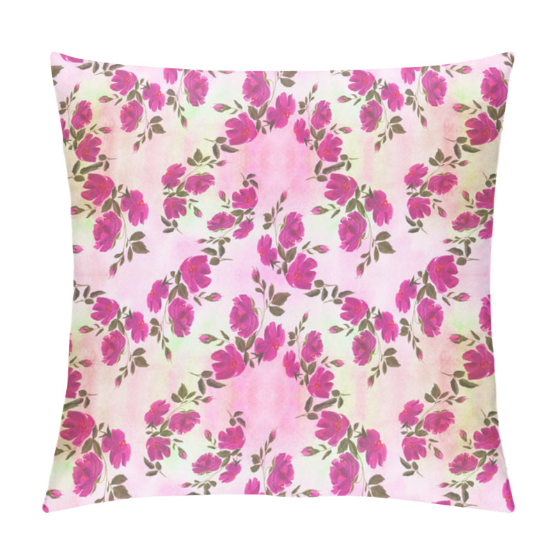 Personality  Flowers. Abstract wallpaper with floral motifs.  Seamless pattern. Wallpaper.  pillow covers