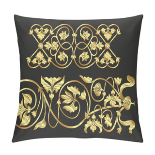 Personality  Byzantine Traditional Historical Floral Motifs, Pattern Pillow Covers