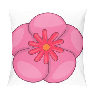 Personality  Rose Of Sharon Korean Flower Icon, Cartoon Style Pillow Covers