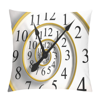 Personality  Endless Clock Pillow Covers