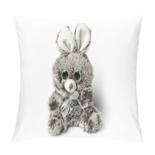 Personality  Gray Plush Rabbit Pillow Covers