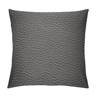 Personality  Black Leather Texture Pillow Covers