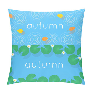 Personality  Two Autumn Banners Pillow Covers