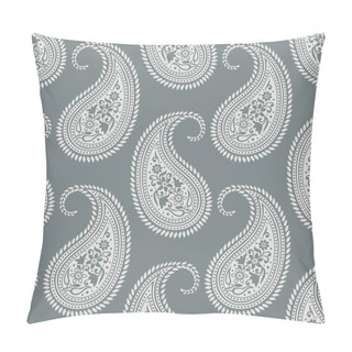 Personality  Seamless Asian Paisley Pattern Design Pillow Covers