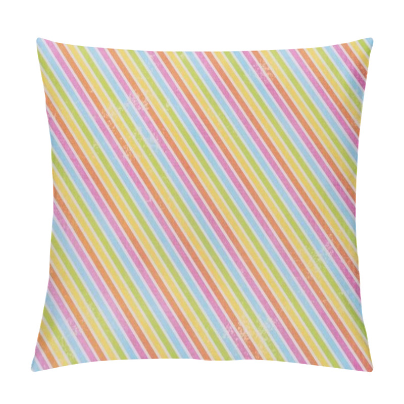 Personality  Colorful Wrapper Design With Oblique Lines Pillow Covers