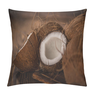 Personality  Close Up Of A Coconuts Pillow Covers
