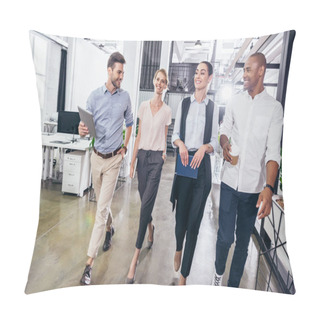 Personality  Confident Multiethnic Business People Pillow Covers