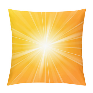 Personality  Sunshine Vector Background Pillow Covers