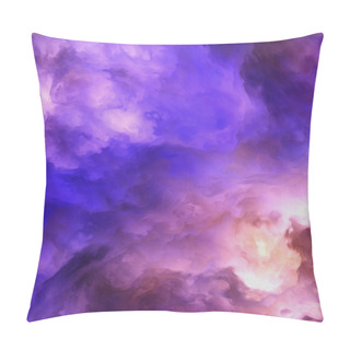 Personality  Abstract Genesis Clouds Painting Pillow Covers