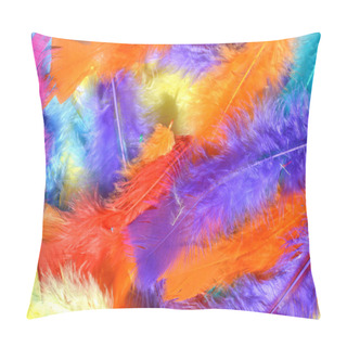 Personality  Feathers Background Texture Pillow Covers