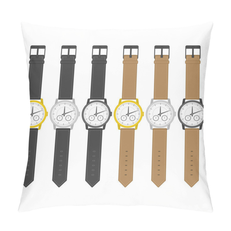 Personality  Watches in classic design pillow covers