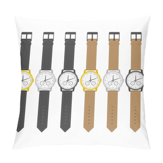 Personality  Watches In Classic Design Pillow Covers