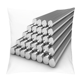 Personality  Round Steel Bars Pillow Covers