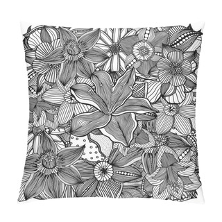 Personality  Floral Art Vector Illustration Pillow Covers