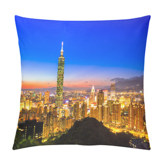 Personality  Central Of Taipei At Night, Taiwan Pillow Covers