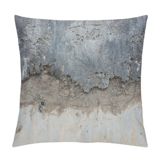 Personality  Grey Concrete Wall Old Grungy Texture Background Pillow Covers