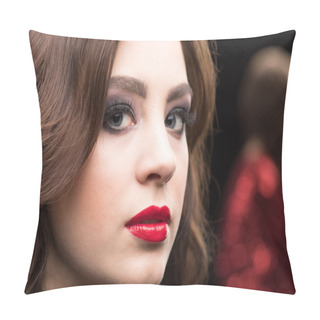 Personality  Gorgeous Young Woman Pillow Covers