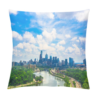 Personality  Philadelphia Skyline Pillow Covers