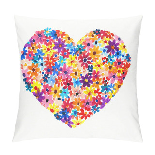 Personality  Flowers Heart Pillow Covers