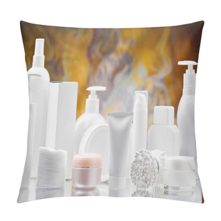 Personality  Big Set Of Skincare Items Pillow Covers