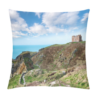 Personality  Tintagel In Cornwall Pillow Covers