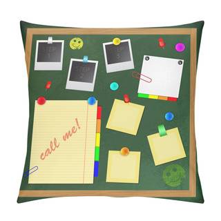 Personality  Big Collection Of Message Paper On Board Pillow Covers