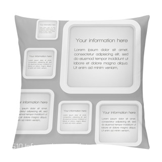 Personality  Set Of Vector Badges Pillow Covers