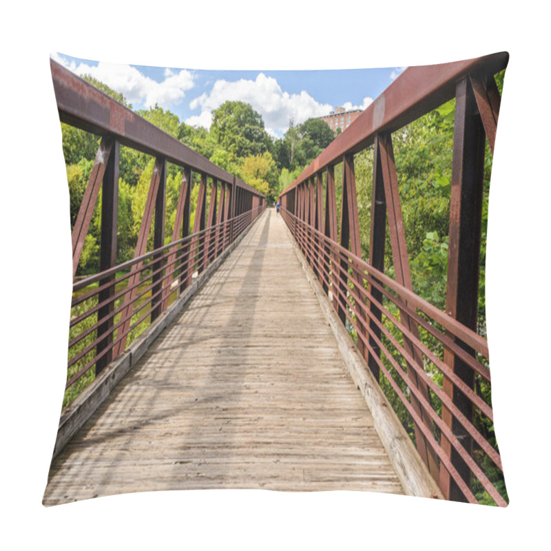 Personality  Walking Bridge Over The James River In Richmond Va. Pillow Covers