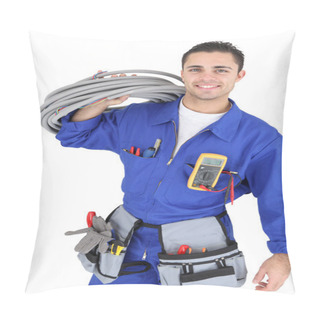 Personality  Handsome Electrician Pillow Covers