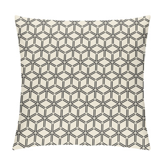 Personality  Outline Pattern Of Cubes Pillow Covers