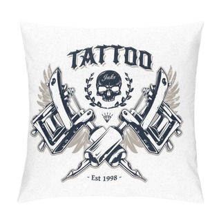 Personality  Tattoo Studio Poster Pillow Covers