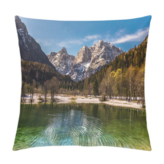 Personality  Jasna Lake,Mountain Range-Kranjska Gora,Slovenia Pillow Covers