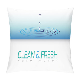 Personality  Abstract Of Pure Water. Pillow Covers