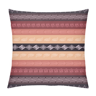 Personality Tribal Texture.  Boho Borders. Pillow Covers