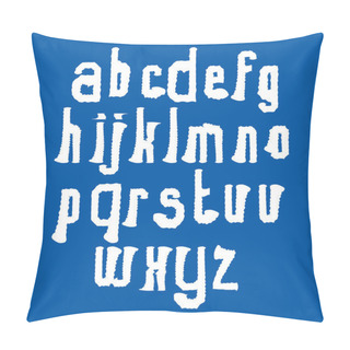 Personality  Watercolor Lowercase Letters Pillow Covers