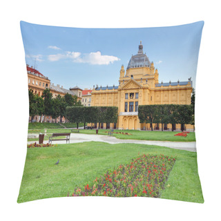 Personality  Art Pavilion In Zagreb. Pillow Covers