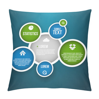 Personality  Vector Progress Icons Vector Illustration Pillow Covers