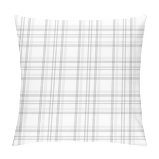Personality  White Glen Plaid Textured Seamless Pattern Suitable For Fashion Textiles And Graphics Pillow Covers