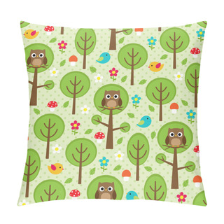 Personality  Forest Seamless Pillow Covers