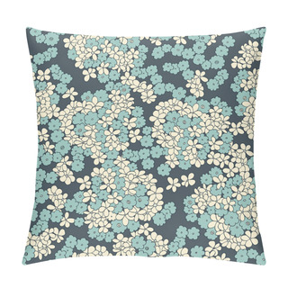Personality  Seamless Pattern With Flowers Pillow Covers