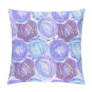 Personality  Doodle Seamless Pencil Scribble Pattern Pillow Covers