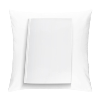 Personality  Blank Magazine Template With Soft Shadows. Pillow Covers