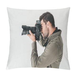 Personality  Photographer Pillow Covers