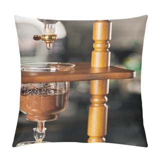 Personality  Cold Brew Coffee Maker, Cold Water Dripping On Fresh Ground Coffee, Alternative Espresso Brewing Pillow Covers
