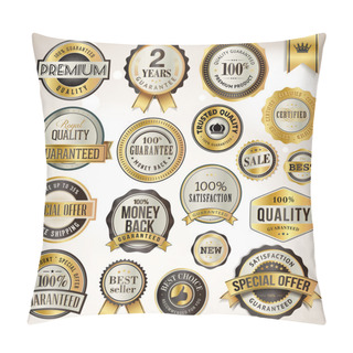 Personality  Set Of Luxury Badges And Stickers Pillow Covers