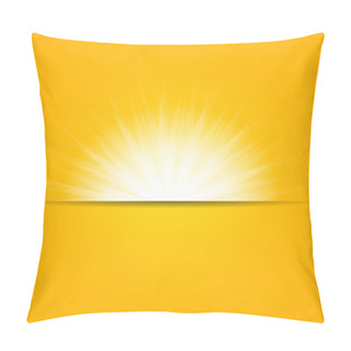 Personality  Sun Rays Background Pillow Covers