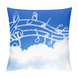 Personality  Music Notes Pillow Covers