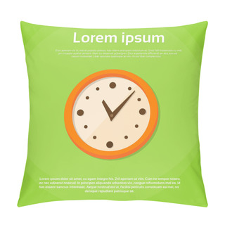 Personality  Clock Time Icon Pillow Covers