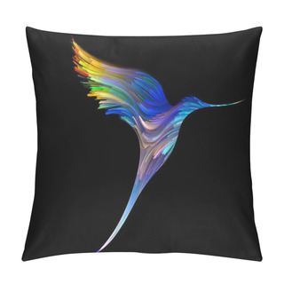 Personality  Flying Colors Background Pillow Covers