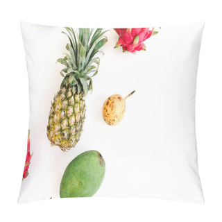 Personality  Mangos, Pineapple, Passion Fruits And Dragon Fruits Pillow Covers
